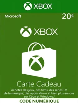 Carte Xbox 20€